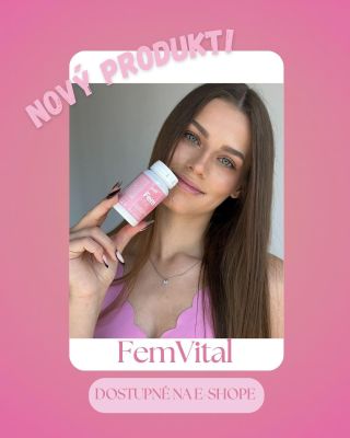 💗 Novinka v rodine #Elemfit! Predstavujeme 𝗙𝗲𝗺𝗩𝗶𝘁𝗮𝗹 💗 💫FemVital je výnimočný doplnok vytvorený špeciálne pre ženské...
