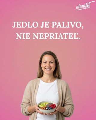 𝗝𝗲𝗱𝗹𝗼 𝗷𝗲 𝗽𝗮𝗹𝗶𝘃𝗼, 𝗻𝗶𝗲 𝗻𝗲𝗽𝗿𝗶𝗮𝘁𝗲ľ! ☝️Nepremýšľaj nad tým, čo musíš z jedálnička vysadiť. Začni premýšľať nad tým, čo doňho...