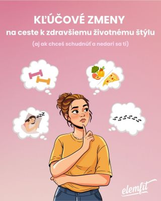 ✨ Kľúčové zmeny, ktoré ťa posunú k zdravšiemu JA — spolu s #Elemfit! Malé kroky, veľké výsledky. Keď dáš dokopy správne...