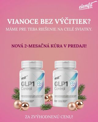 𝗩𝗶𝗮𝗻𝗼𝗰𝗲 𝗯𝗲𝘇 𝘃𝘆́č𝗶𝘁𝗶𝗲𝗸?🎄✨ #𝗘𝗹𝗲𝗺𝗳𝗶𝘁 má riešenie! Predstavujeme novú 2-mesačnú kúru 𝔾𝕃ℙ𝟙 ℂ𝕠𝕟𝕥𝕣𝕠𝕝 – tvoj štít proti vianočným...