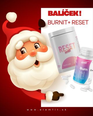 🎁 Mikulášsky BALÍČEK #Elemfit – 𝗥𝗘𝗦𝗘𝗧 + 𝗕𝘂𝗿𝗻 𝗜𝘁 🎁 Dva top produkty, ktoré spolu fungujú ako dokonalá dvojka pre ľahší deň,...